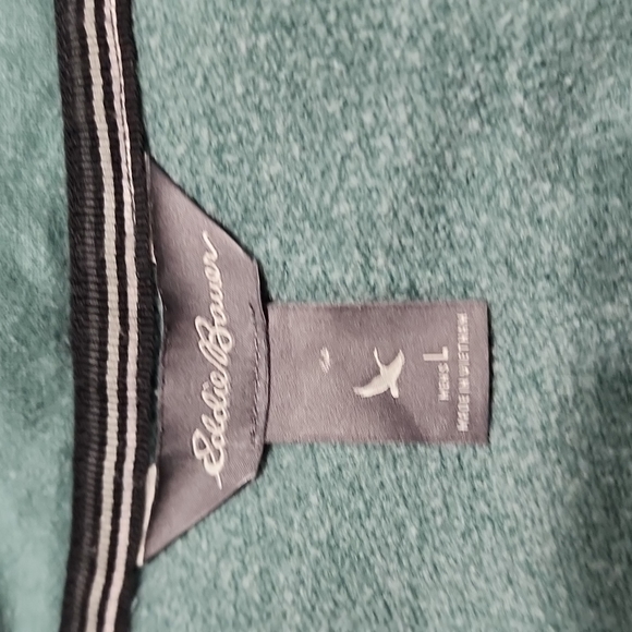 Eddie Bauer Green Sweatshirt Size Large Pullover Unisex Woman Juniors - Picture 3 of 3